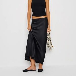 Reformation Layla Silk Skirt